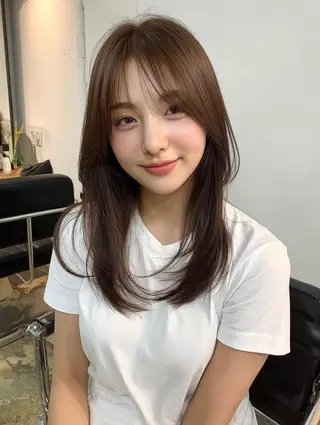 ミディアム カットモデル募集中✨ 津川里緒✨️のヘアスタイル