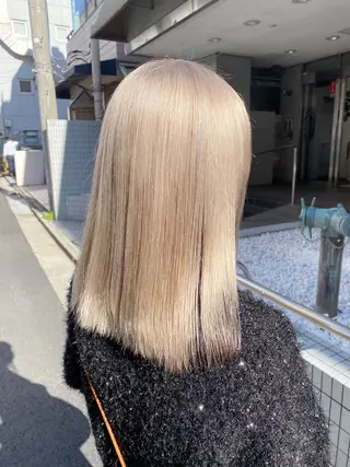 セミロング カラー Brown 藤沢店のヘアスタイル