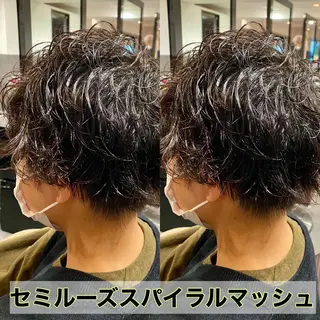 パーマ メンズ ⭕️メンズパーマ⭕️ 山口　裕太郎のヘアスタイル