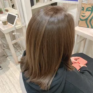 ミディアム if所属・大崎if ほりはるかのヘアスタイル