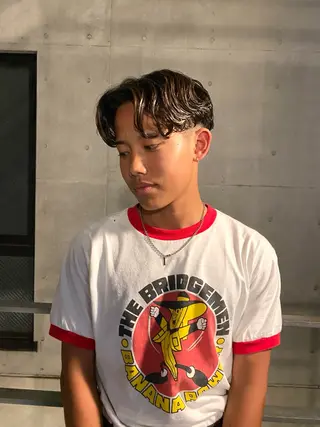 ショート パーマ メンズ おしゃれパーマ メンズ特化/みーまんのヘアスタイル