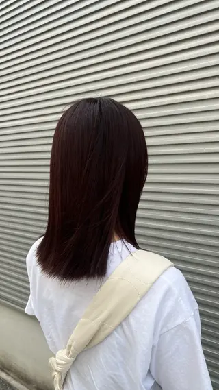 カラー ☘️折戸結菜☘️ ハイトーンカラーのヘアスタイル