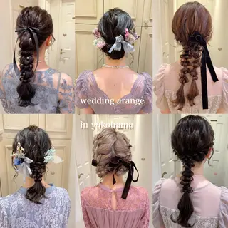 ミディアム ヘアアレンジ エクステ/ハイトーン 🐏☁️miminaのヘアスタイル