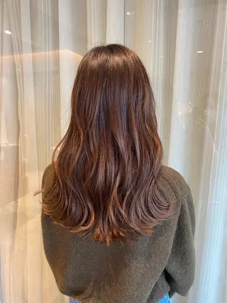 ロング カラー ヘアアレンジ 艶髪/アレンジ/ 野口緑のヘアスタイル