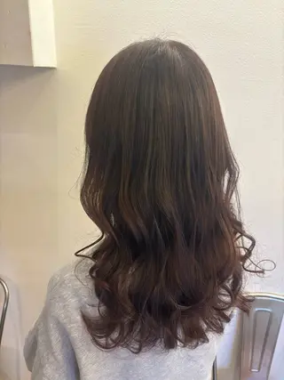 ロング カラー 加藤 つばさのヘアスタイル