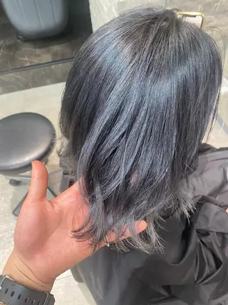 ミディアム 🤍韓国風ヘア 柴田真帆🤍のヘアスタイル