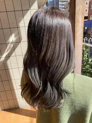セミロング カラー ELLE&SALLY 石野のヘアスタイル