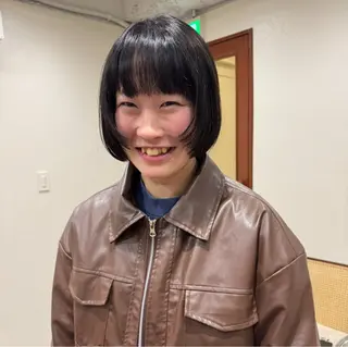 ショート カラー パーマ/髪質改善 暖色カラー🍇akoのヘアスタイル