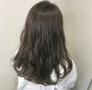 セミロング カラー 韓国ヘア/耳ツボジュ エリー♡ayumuのヘアスタイル