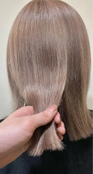 ミディアム カラー 聖斗 /ハイトーン/パーマのヘアスタイル