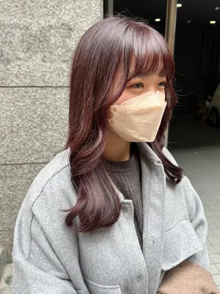ロング カラー ノイシキ サキのヘアスタイル