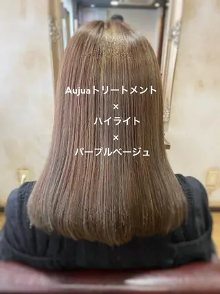 セミロング カラー 【髪質改善特化】 ✂︎  jun ✂︎のヘアスタイル