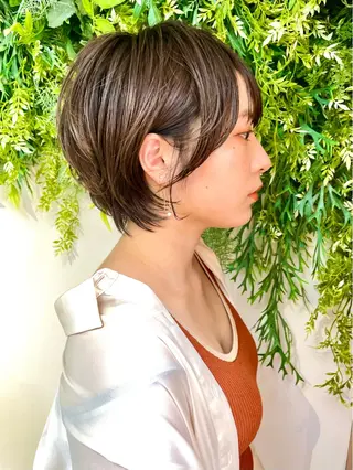 ショート カラー LucksiMie 銀座店所属・【韓国　レイヤー 髪質改善✨】かずのヘアスタイル