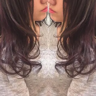 ロング カラー 平内 賢人のヘアスタイル