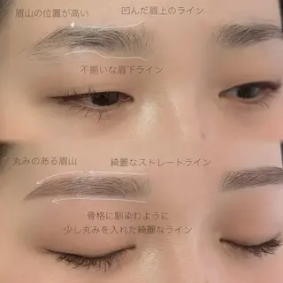 アイブロウ WHITEEYE堺東 店長/藁粥　明の眉毛・アイブロウイメージ