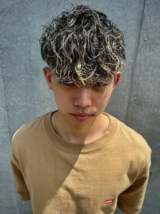 パーマ メンズ beauty   resort akahige所属・山田 太陽のヘアスタイル