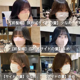 セミロング カラー レイヤー/顔周り /透明感🩶高橋大のヘアスタイル