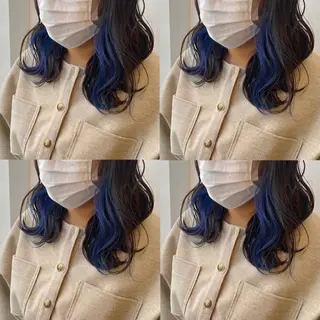 セミロング 【カラー指名No 1✨】原田響のヘアスタイル