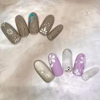 ネイル Tanemoto所属・Ueda Rieのネイルデザイン