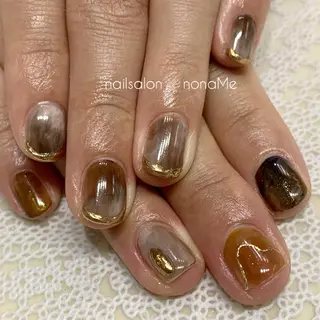 ネイル nonaMe 森のネイルデザイン