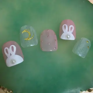 ショート ネイル A-nail エーネイル所属・M. ERIのネイルデザイン