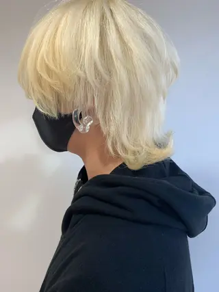 カラー メンズ LICO HAIR＆RELAXATION 名駅店所属・メンズ特化美容師/ パーマ/波巻き/陸翔のヘアスタイル