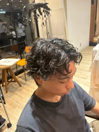 ショート パーマ ゲーマー美容師たがみ 🎮【メンズ特化】のヘアスタイル