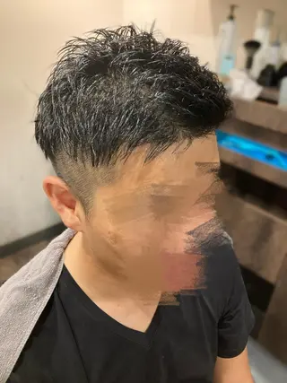 ショート メンズ 徒歩3分ビジネスマン カット👦🏻うしだのヘアスタイル