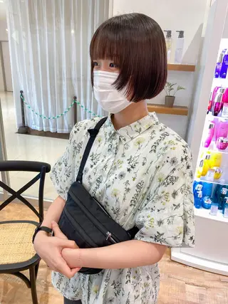 ショート 韓国風デザイン 💐MIZUKI💐のヘアスタイル