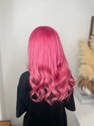 セミロング カラー 萩原 加帆のヘアスタイル
