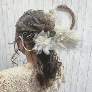 セミロング ヘアアレンジ 古沢 みづきのヘアスタイル