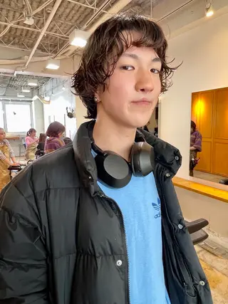 ショート カラー パーマ レイヤー/似合わせ TAKUYAのヘアスタイル