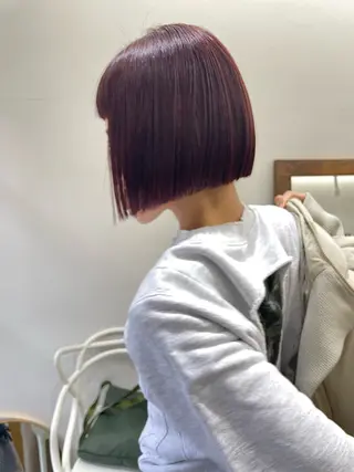 ミディアム カラー パーマ ヘアアレンジ メンズ tatsumi/ボブ ウルフ/レイヤーのヘアスタイル