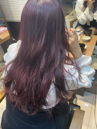 ロング カラー ヘアアレンジ メンズ キッズ ネイル マツエク・マツパ GO TODAY SHAiRE SALON所属・透明感カラー🤎 ゆりのヘアスタイル