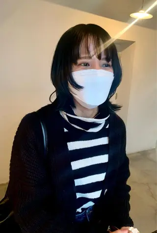 ミディアム カラー room3小出 奈央子のヘアスタイル