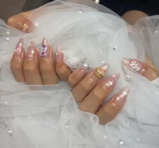 ロング IRY nail 黒須莉奈のネイルデザイン