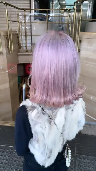 ミディアム カラー Selene hair 難波店のヘアスタイル