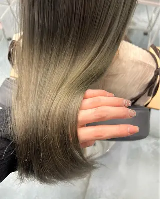 ロング カラー 【韓国ヘア・ネイル】 HINATA🍒のネイルデザイン