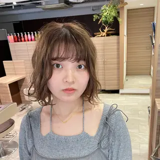 ミディアム カラー 透明感カラー/ 髪質改善/サクラ🌸のヘアスタイル