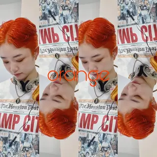 ショート カラー 楪 yuzuriha所属・Saaya/レイヤー /ブリーチ/ブロンドのヘアスタイル