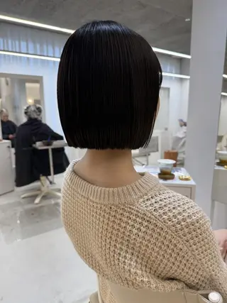 カラー ハイトーン/艶髪/ 暗髪/韓国/sanaのヘアスタイル