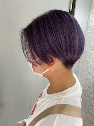 ショート 新村 捺のヘアスタイル