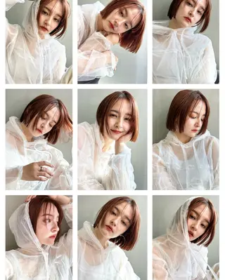 ショート カラー ショート/ボブ専門 宮脇美奈/南船場のヘアスタイル