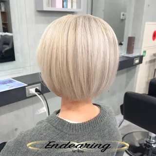 カラー パーマ Endearing 銀座/レイヤーカットのヘアスタイル