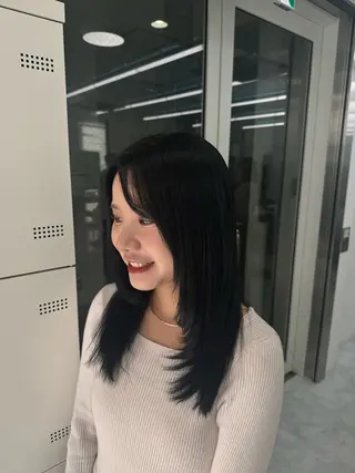 カラー noa🫧美髪/ 透明感カラーのヘアスタイル