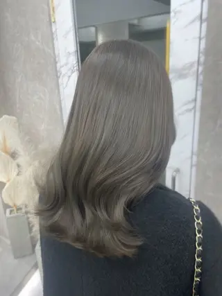 ロング カラー 心斎橋/ブリーチなし 髪質改善/レイヤーのヘアスタイル