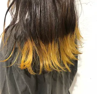 セミロング カラー 圧倒的透明感カラー nana🦕のヘアスタイル