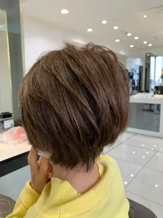 ショート カラー 小田切 栄司のヘアスタイル