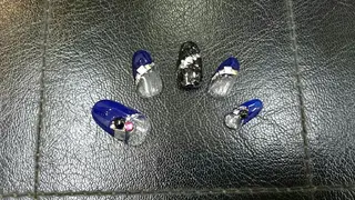 セミロング ロング ネイル nail salon Blancのネイルデザイン