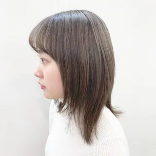 ミディアム GO TODAY シェアサロン 銀座Arc店所属・デジタルパーマ🫧 韓国風ヘア🫧サクラのヘアスタイル